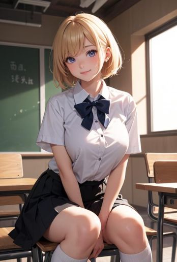 AIバブみ_かわいい制服JKのAIイラスト_116551732_p0