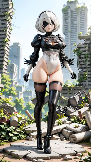 暗影_YoRHa No. 2 Type B ／ 2B_129140546_p1