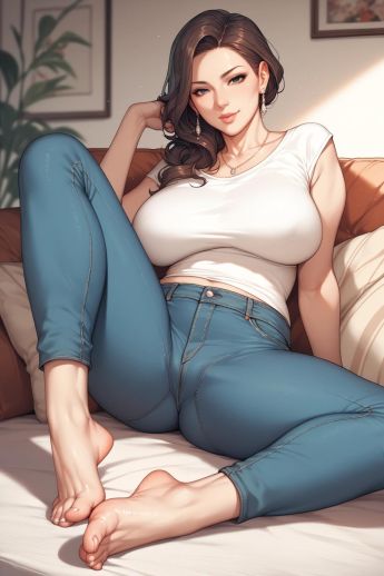 大浪淘沙三千里_【AI】 mother show her feet 05_128471360_p2