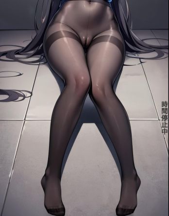 whole body_你有停止时间的能力你会对这样的黑丝少女做些什么呢_129013911_p0