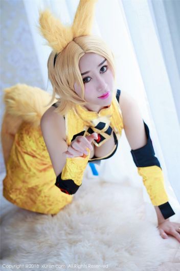 [秀人XIUREN] 2018.02.23 NO.937 王者荣耀妲己COS 邹晶晶女王_p002