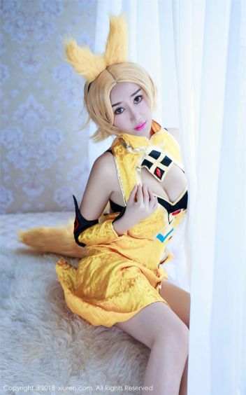 [秀人XIUREN] 2018.02.23 NO.937 王者荣耀妲己COS 邹晶晶女王_p001