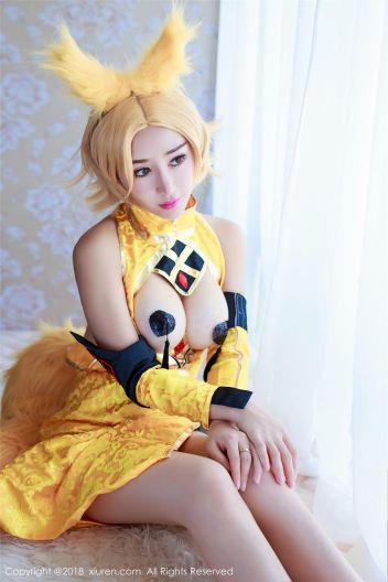 [秀人XIUREN] 2018.02.23 NO.937 王者荣耀妲己COS 邹晶晶女王_p009