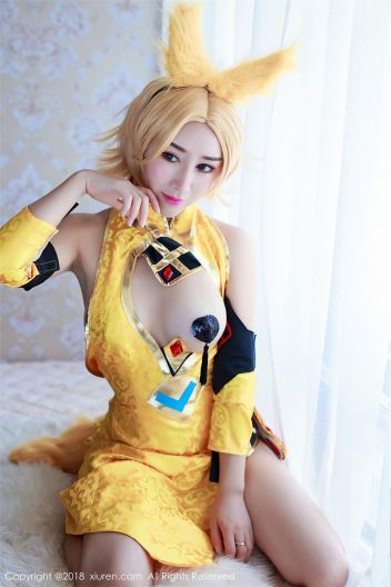 [秀人XIUREN] 2018.02.23 NO.937 王者荣耀妲己COS 邹晶晶女王_p005