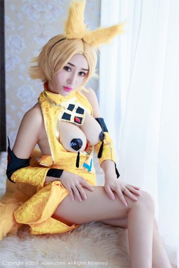 [秀人XIUREN] 2018.02.23 NO.937 王者荣耀妲己COS 邹晶晶女王_p008