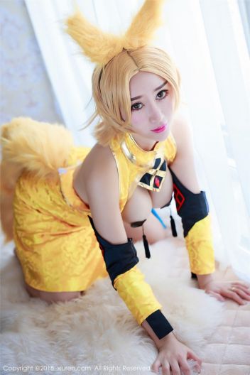 [秀人XIUREN] 2018.02.23 NO.937 王者荣耀妲己COS 邹晶晶女王_p041