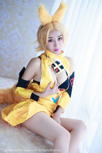 [秀人XIUREN] 2018.02.23 NO.937 王者荣耀妲己COS 邹晶晶女王_p003