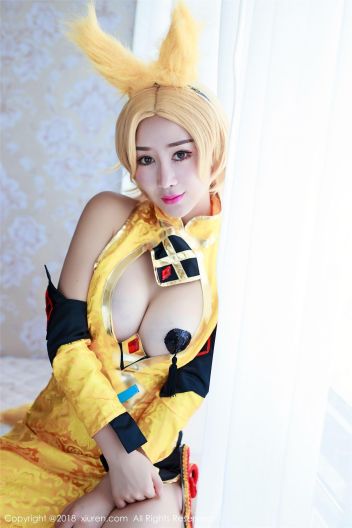 [秀人XIUREN] 2018.02.23 NO.937 王者荣耀妲己COS 邹晶晶女王_p004