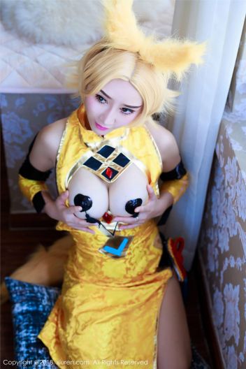 [秀人XIUREN] 2018.02.23 NO.937 王者荣耀妲己COS 邹晶晶女王_p013