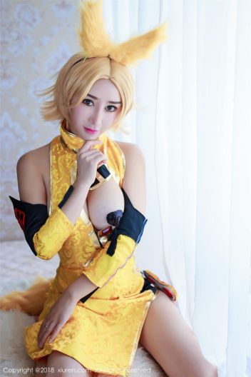 [秀人XIUREN] 2018.02.23 NO.937 王者荣耀妲己COS 邹晶晶女王_p034