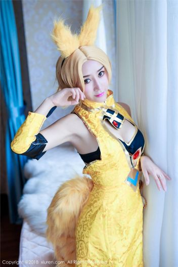 [秀人XIUREN] 2018.02.23 NO.937 王者荣耀妲己COS 邹晶晶女王_p043