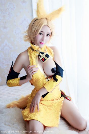 [秀人XIUREN] 2018.02.23 NO.937 王者荣耀妲己COS 邹晶晶女王_p006