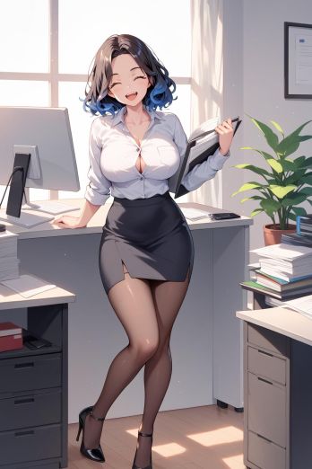 AIバブみ_黒パンスト美脚美女のAIイラスト_131898452_p2