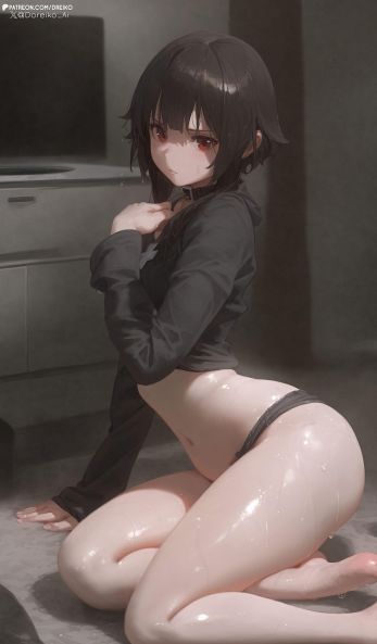 Dreiko Ai_Sweaty Megumin After Explosion_133275807_p2