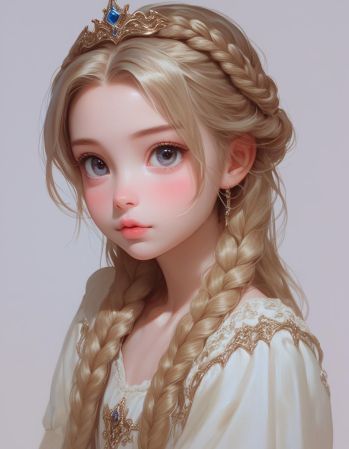 Old_Magician_若い王女たちの肖像画4 - young princess 4_129605214_p1