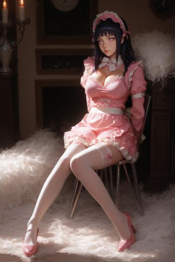 黑榴火_雏田～粉色女仆装10张_132471930_p3